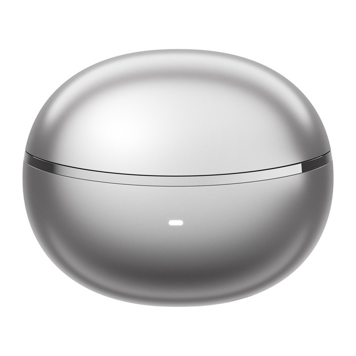 Casti bluetooth wireless TWS QCY MeloBuds N70, Bluetooth 6.0, 480 mAh, Autonomie 10h, USB-C, IPX5, Titanium Gold