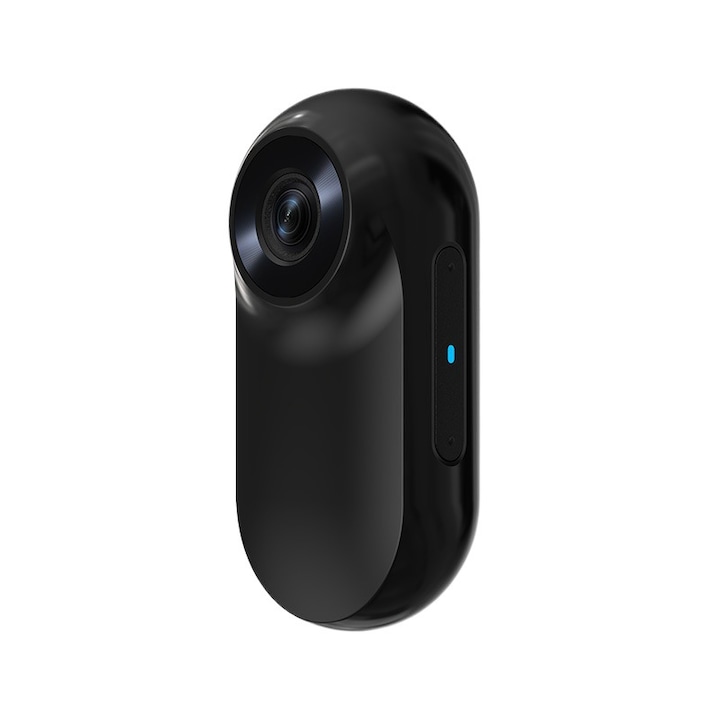 Camera de actiune, 4K HD, 1080p, 2 megapixeli, rotatie 360°, stabilizare imagine, baterie 380 mAh, negru