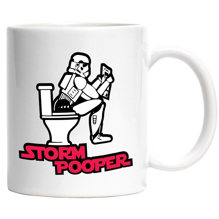 Cana Cu Star Wars – Stele Dansatoare Vesela Pixel Curajoase – Prietenie, Emotie si Aventura, Ceramica, 330ML, Cu Maner si Interior Alb