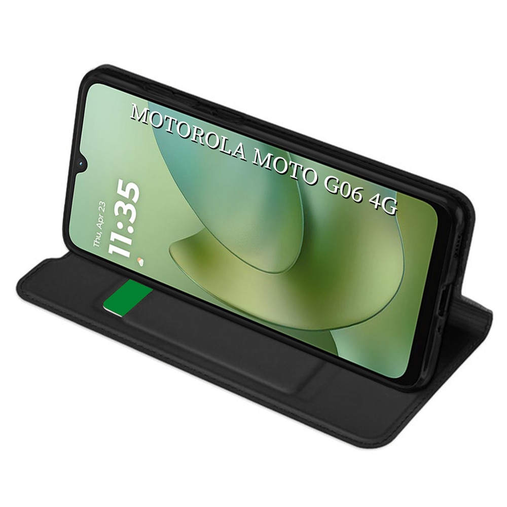 Husa pentru Motorola Moto G06 - Techsuit Magskin Book - Black
