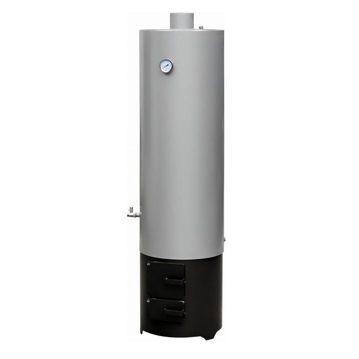 Boiler pe lemne si electric 120 l