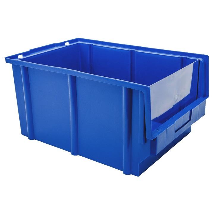UN tárolódoboz, 3-as típus, polipropilén, ütésálló, kék, 400x269x199cm