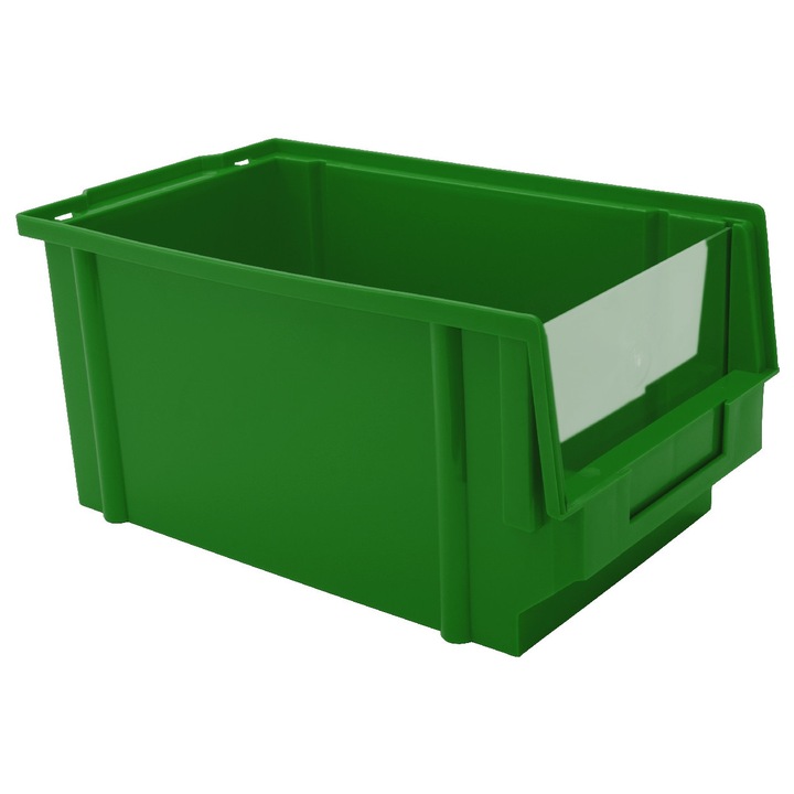 UN tárolódoboz, 2-es típus, polipropilén, zöld, 298x179x149cm