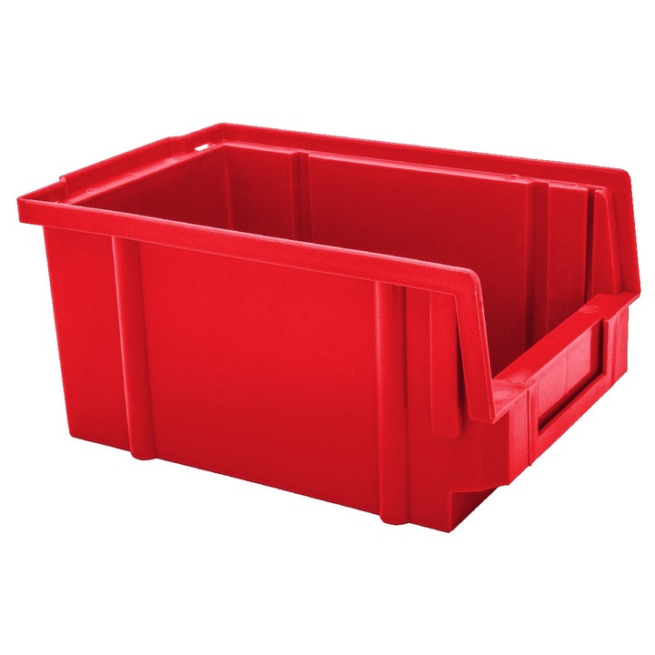 UN tárolódoboz, 1-es típusú, polipropilén, piros, 199x135x100cm