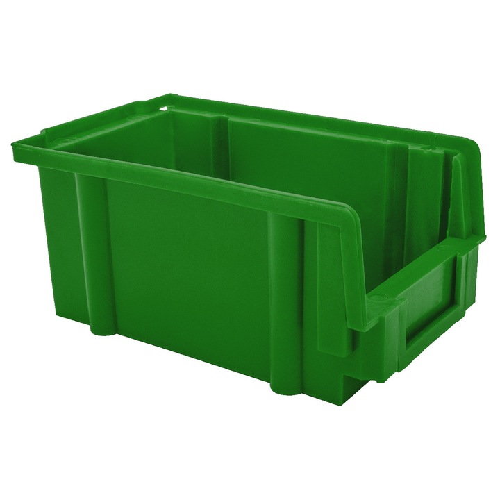 UN tárolódoboz, 0-s típus, polipropilén, zöld, 149x89x69cm