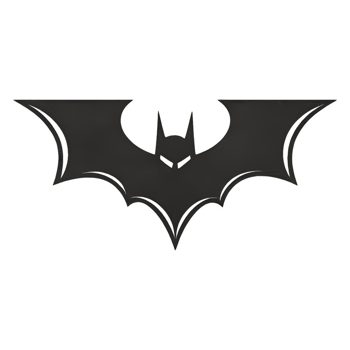 Sticker Adeziv Cu Batman – Poveste DC Amuzanta, Cadou Aventuros si Colorat, cu Margini Albe, PVC Vinyl 23CM