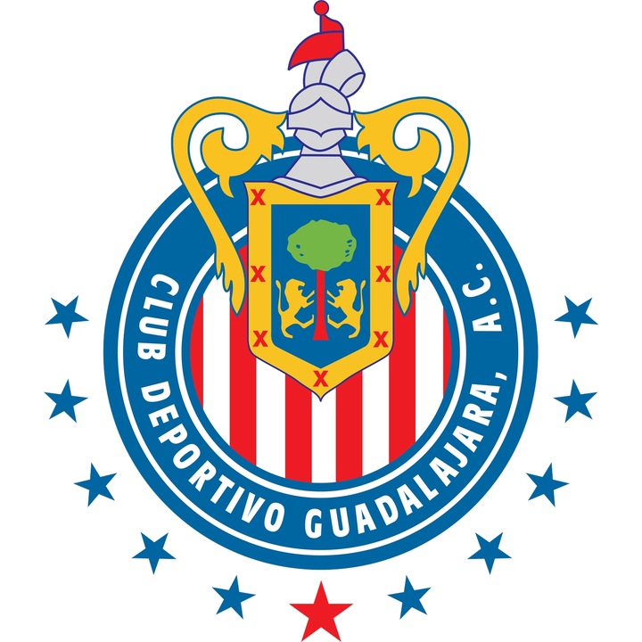 Sticker Adeziv Cu Chivas, Emblema Echipei de Fotbal, cu Margini Albe, PVC Vinyl 90CM