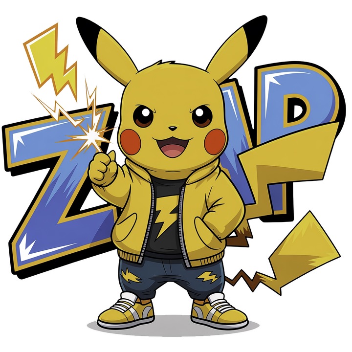 Sticker Adeziv Cu Pokemon Inimi Vesele, Aventura si Prietenie Neinfricata, Joaca si Curaj, cu Margini Albe, PVC Vinyl 90CM