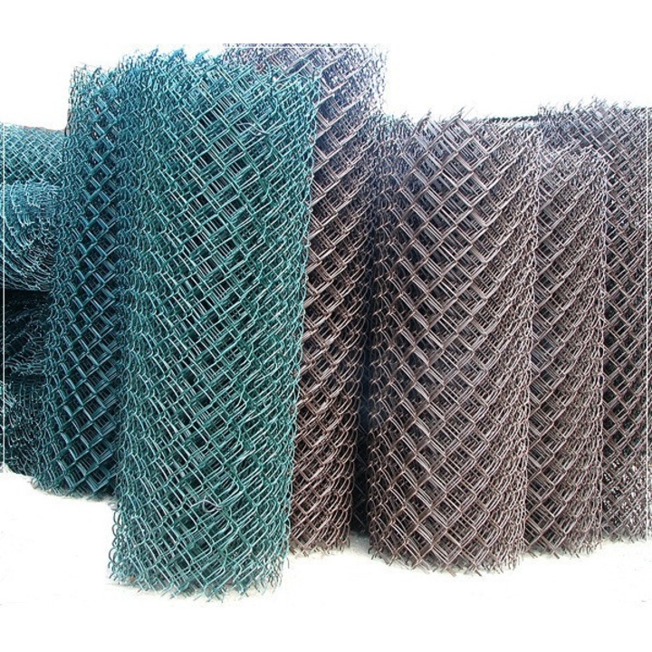 Panou gard, UN, siatca zincata PVC, 1.0m, 10mb, 2.0mm, culoare bruna