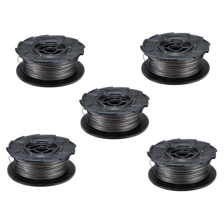 Set bobine pentru masina de legat fier beton, Makita, 5 bucati, 0.8mm