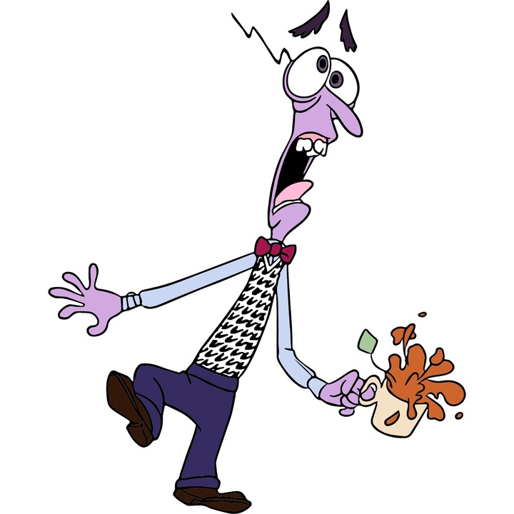 Sticker Adeziv Cu Animatii – Inside Out – Aventurile Interioare ale Emotiilor din Pixar, cu Margini Albe, PVC Vinyl 90CM