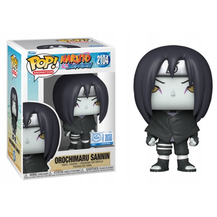 Figurina Funko POP Orochimaru 2104, Vinil, Naruto, 9 cm, Ambalaj cu fereastra