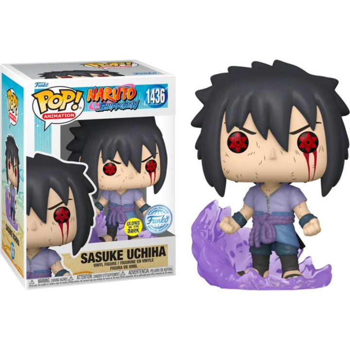 Figurina Funko Pop! Naruto Shippuden Sasuke Uchiha Exclusiv GW 1436