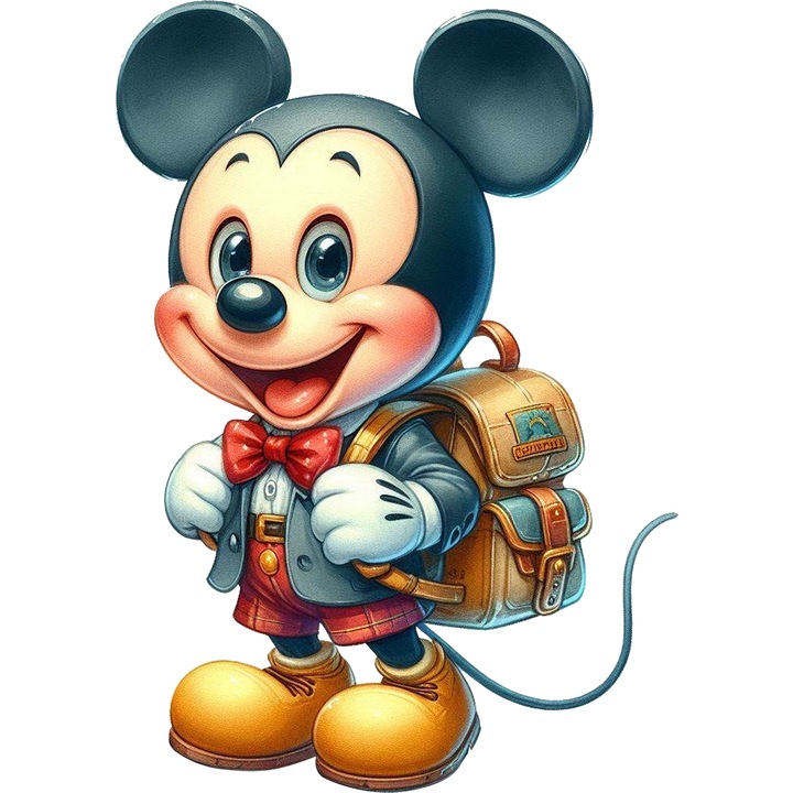Mickey Mouse Öntapadós Matrica – Virágok és Ugrások – Kaland, Érzelem és Disney, Fehér Szegéllyel, PVC Vinyl 70CM