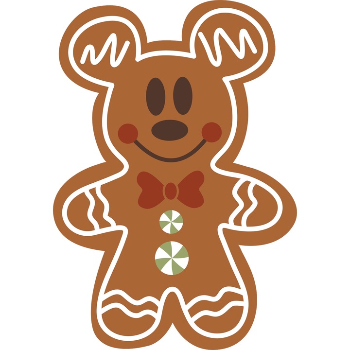 Sticker Adeziv Cu Mickey Mouse – Cufarul Magic – Aventura, Emotie si Copii, cu Margini Albe, PVC Vinyl 90CM