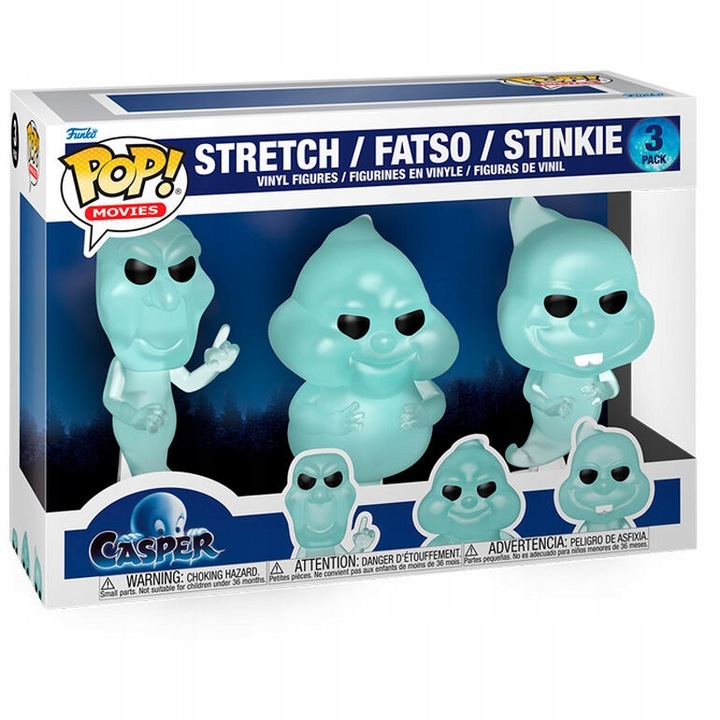 Set figurine Funko POP Casper 3-Pack Stretch, Fatso, Stinkie