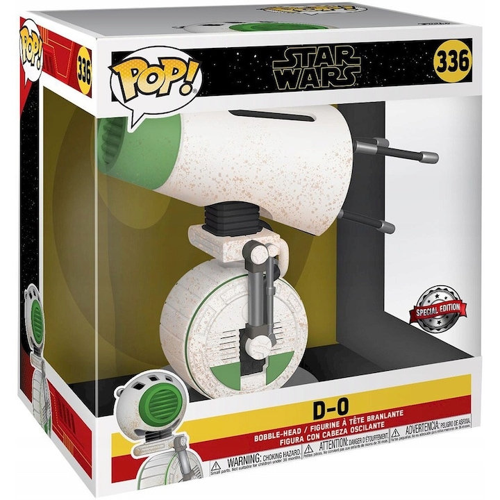 Funko POP! Фигурка Star Wars Droid D-0 336, 10 инча