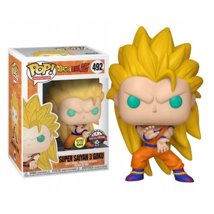 Figurina Funko Pop! Goku Super Saiyan 3 GITD Special Edition