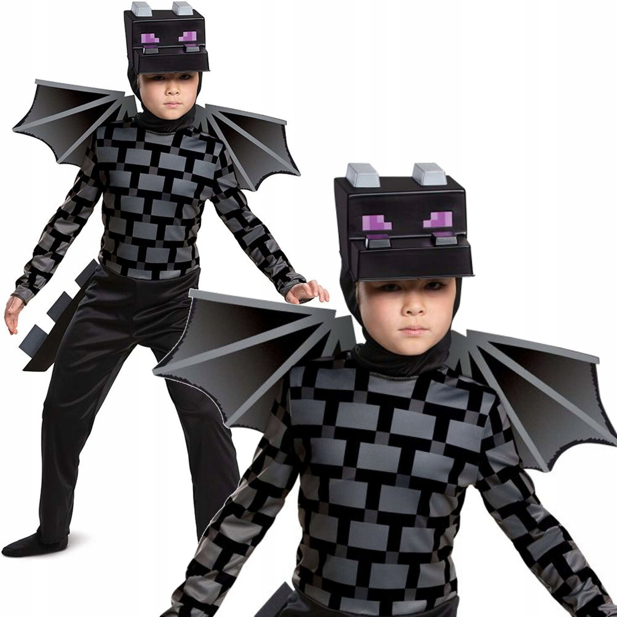 Costum Ender Dragon Minecraft pentru Copii, 137-149 cm - eMAG.ro