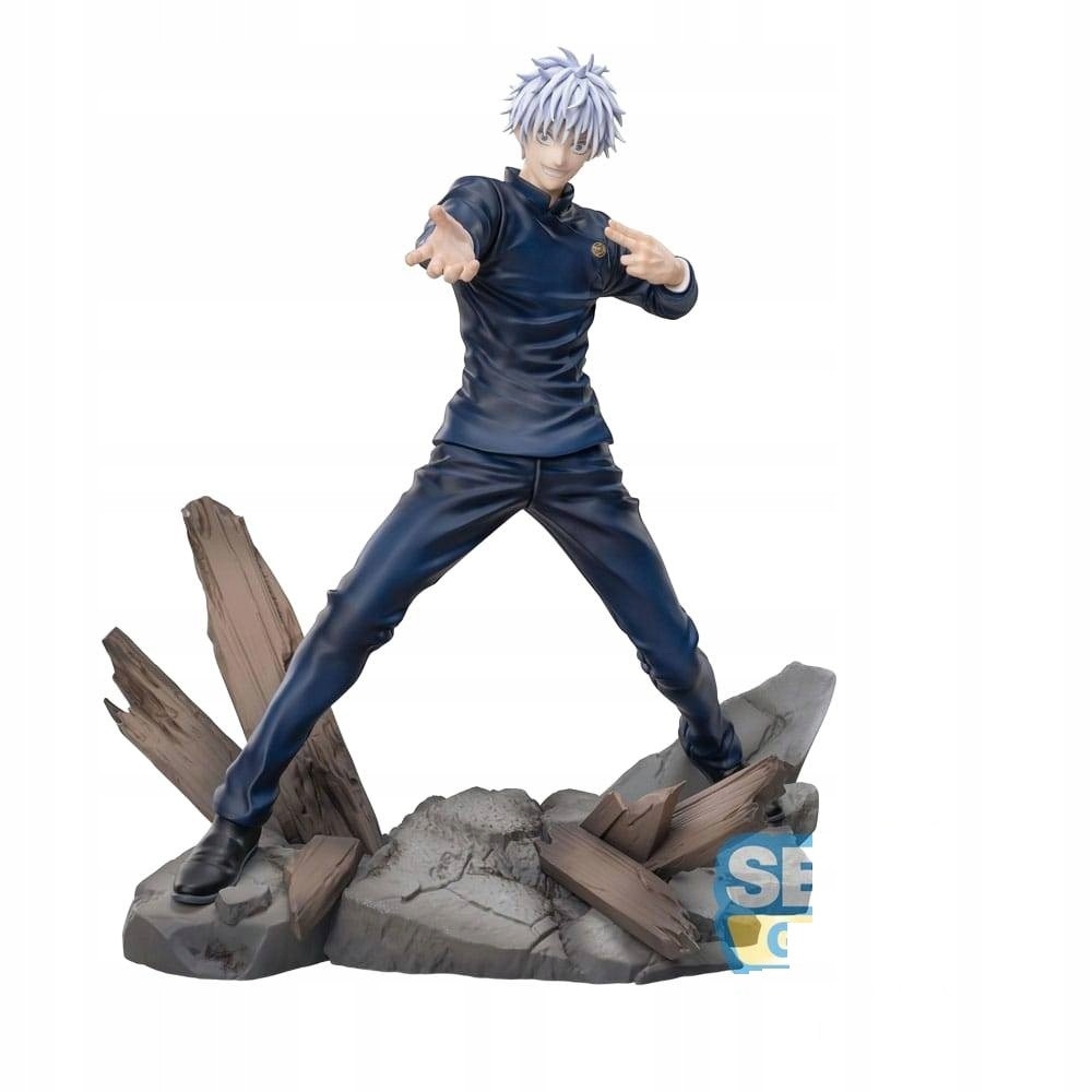 Figurina Satoru Gojo, Sega, Jujutsu Kaisen, PVC, 18 cm, postura