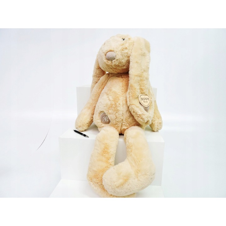 Plusz Krolik Missimo caramel 50cm, jucarie de plus pentru copii, moale si sigur
