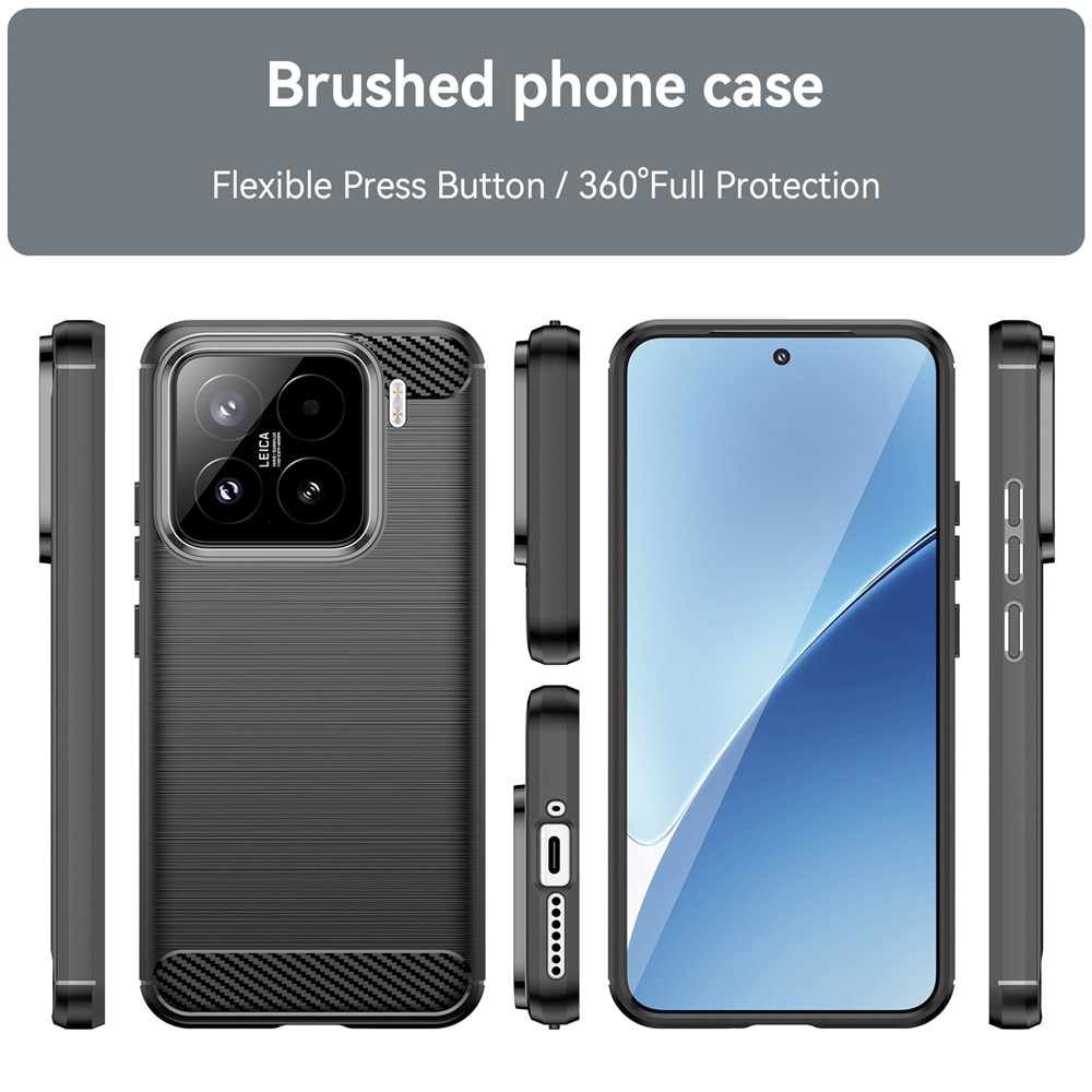 Husa pentru Oppo A6 Pro 4G / A6 Pro 5G - Techsuit Carbon Silicone - Black