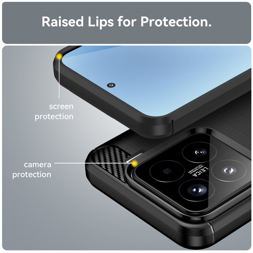 Husa pentru Oppo A6 Pro 4G / A6 Pro 5G, SKYDDAR INNOVATION, Carbon Silicone, din Silicon Slim, cu textura Fibra Carbon, set cu sticker, Negru