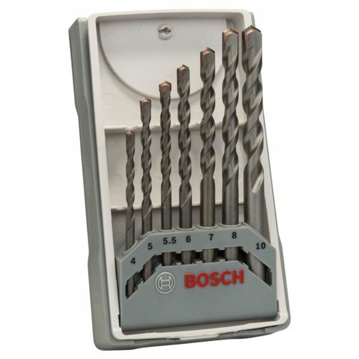 Set Burghie Beton Bosch X-PRO 7 Buc., 4-10mm, Cilindric