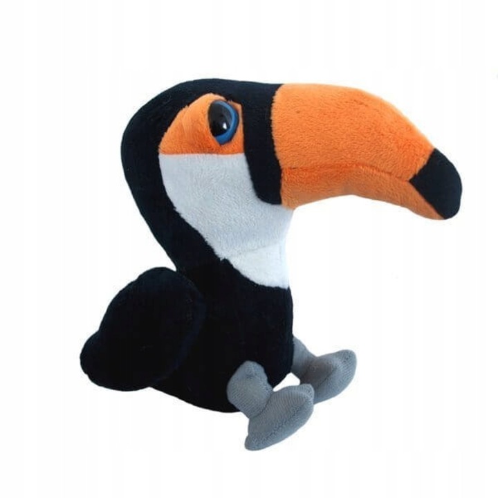 Plusz Tukan Beppe, 18 cm, Animale Realiste, Siguranta CE