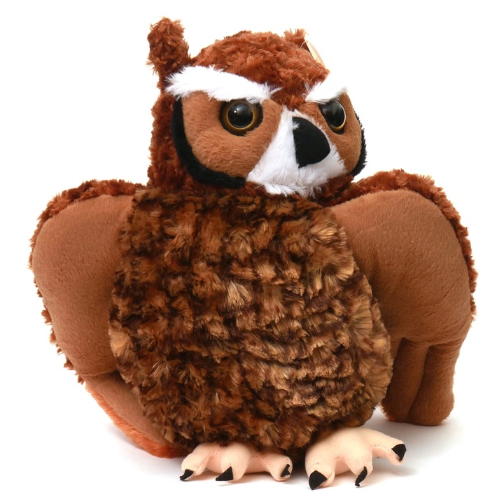 Bufnita Mare de Plus, 30cm, Jucarie Copii 3 Ani+