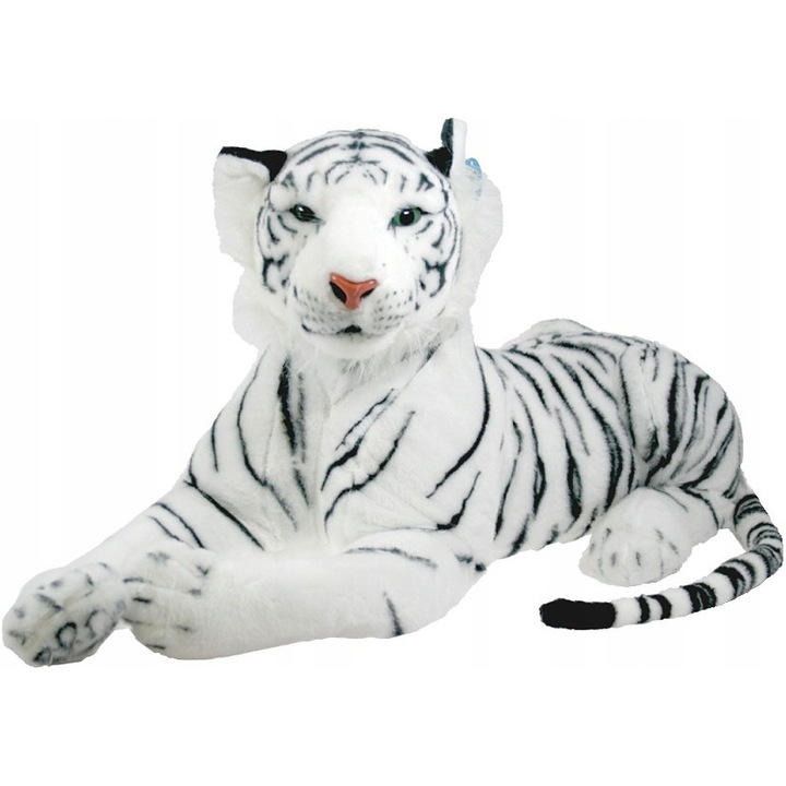 DUBI Tigru Alb de Plus 90cm - Jucarie Moale pentru Copii