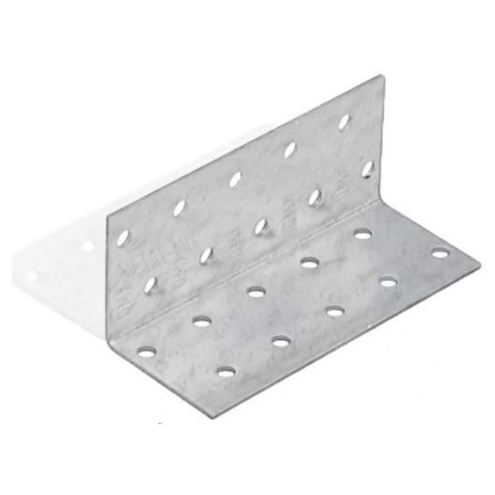 Coltar montaj, 40x40x140x2.0 mm, argintiu