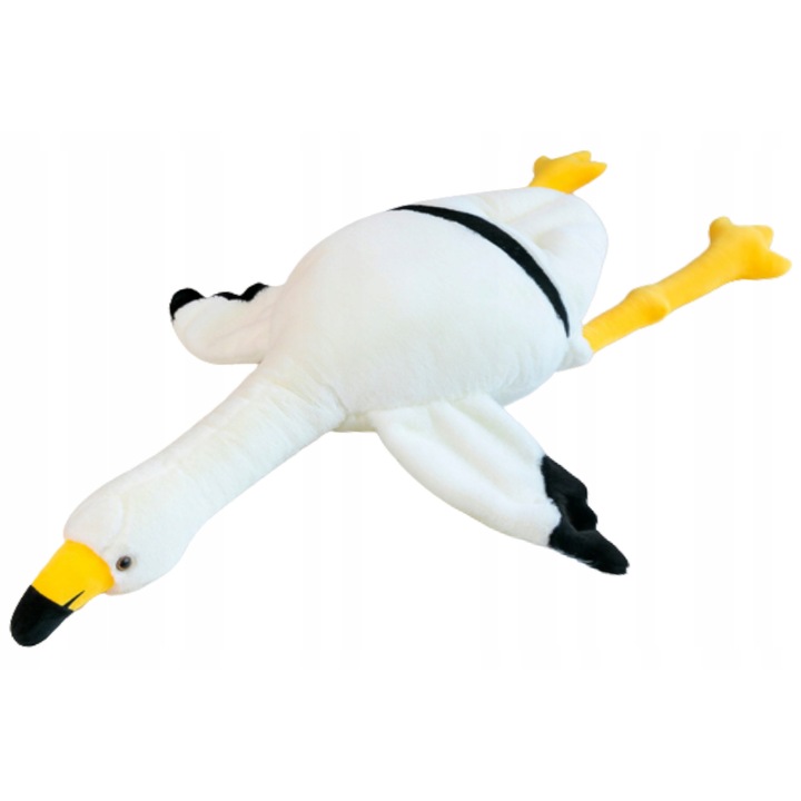 Flamingo Alb Plus 130cm - Kényelmes Plüssjáték