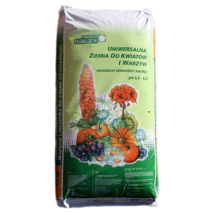 Pamant universal pentru flori si legume, UN, 5L, pH 5,5-6,5, granulatie 0-30mm, set 300 buc.
