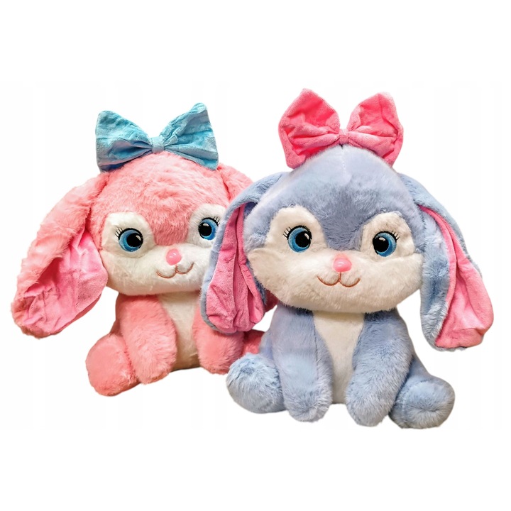 Plus Plus Puha Nyuszi Masnival 30cm - Gyerekjáték