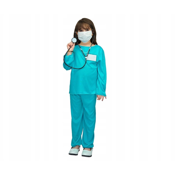 Costum Asistenta Doctor Fetite Halloween Carnaval Marime 110/120