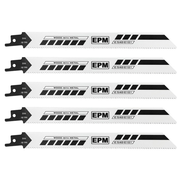Ножовка за трион, EPM 200мм 10TPI комплект 5 броя, за дърво