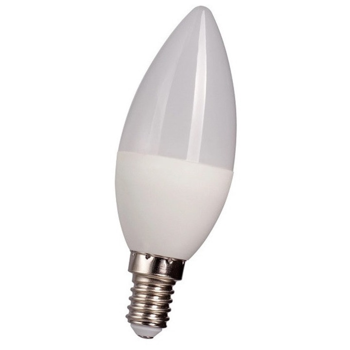 LED крушка E14, UN, 7W, 570lm, бяла, 37x99мм