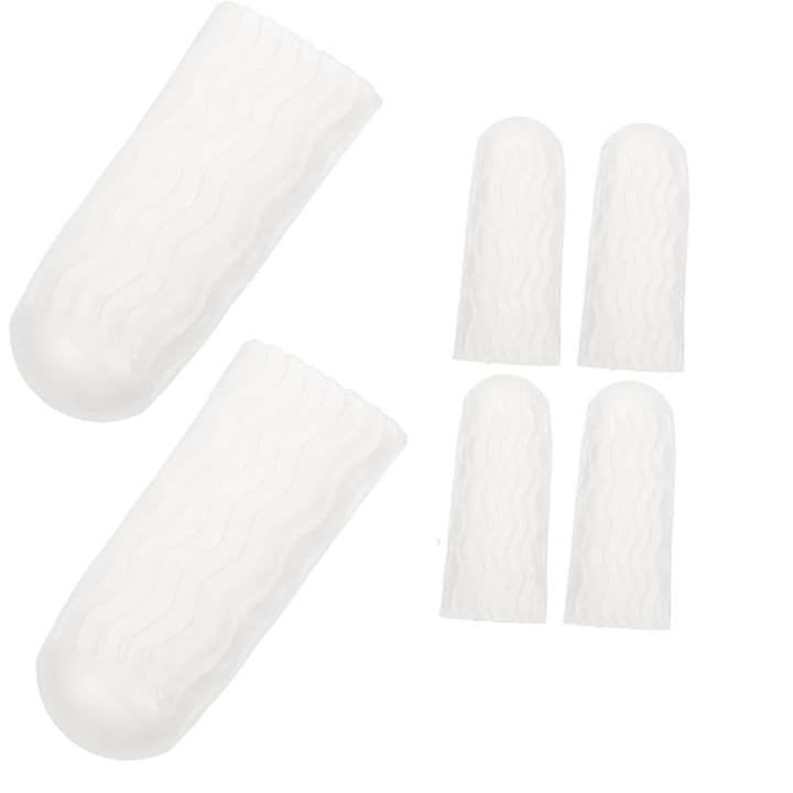 Set 6 bucati protectii pentru degete din silicon, transparente, reutilizabile, pentru alinarea durerii si protectie in activitati fizice
