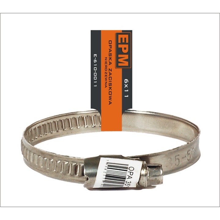 Clema de fixare din inox EPM, 9mm, 150x170mm, 5 bucati