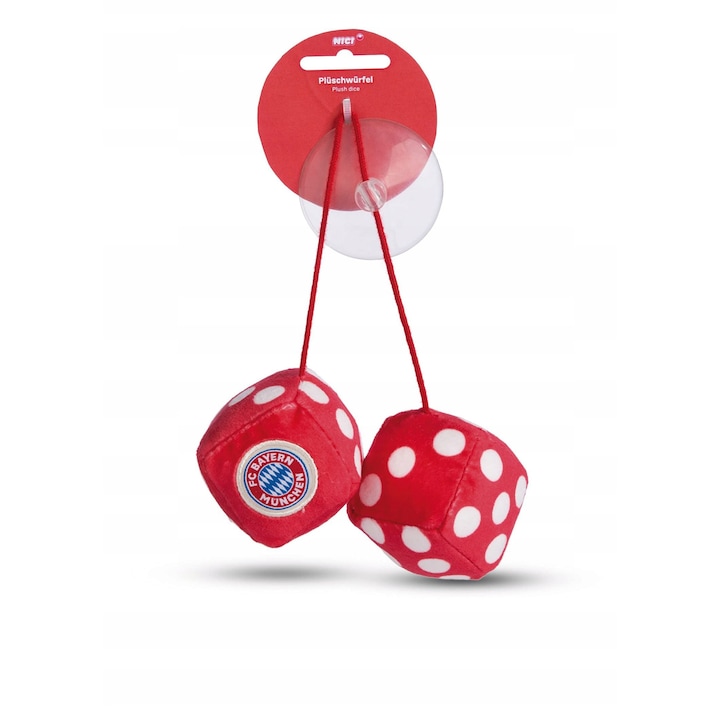 Ursulet NICI FC Bayern Munchen 4x4cm cu ventuza