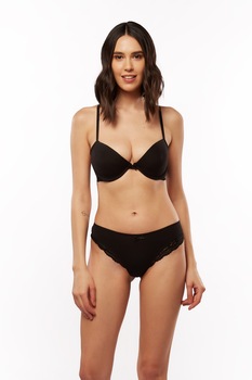 Sutien push-up negru SN40, Negru, 85C Sutien push-up negru SN40, Negru, 85C