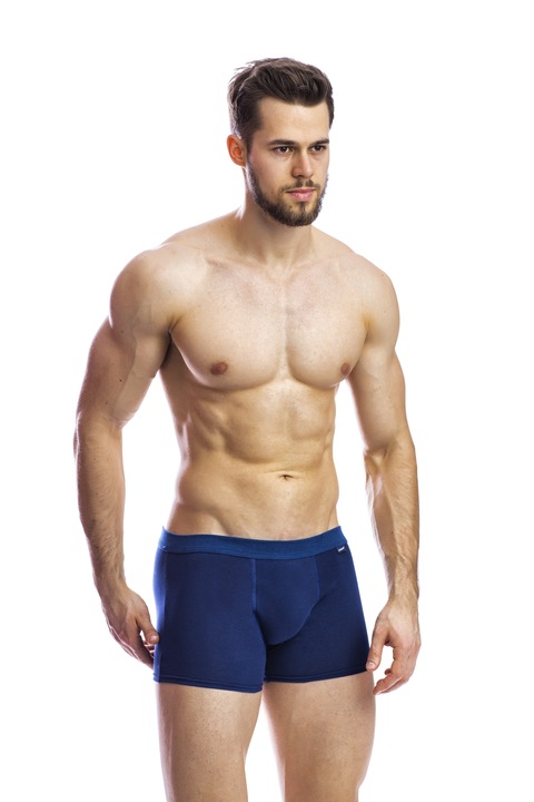 Férfi boxeralsó BB87R, sötétkék, Uniconf, 2XL