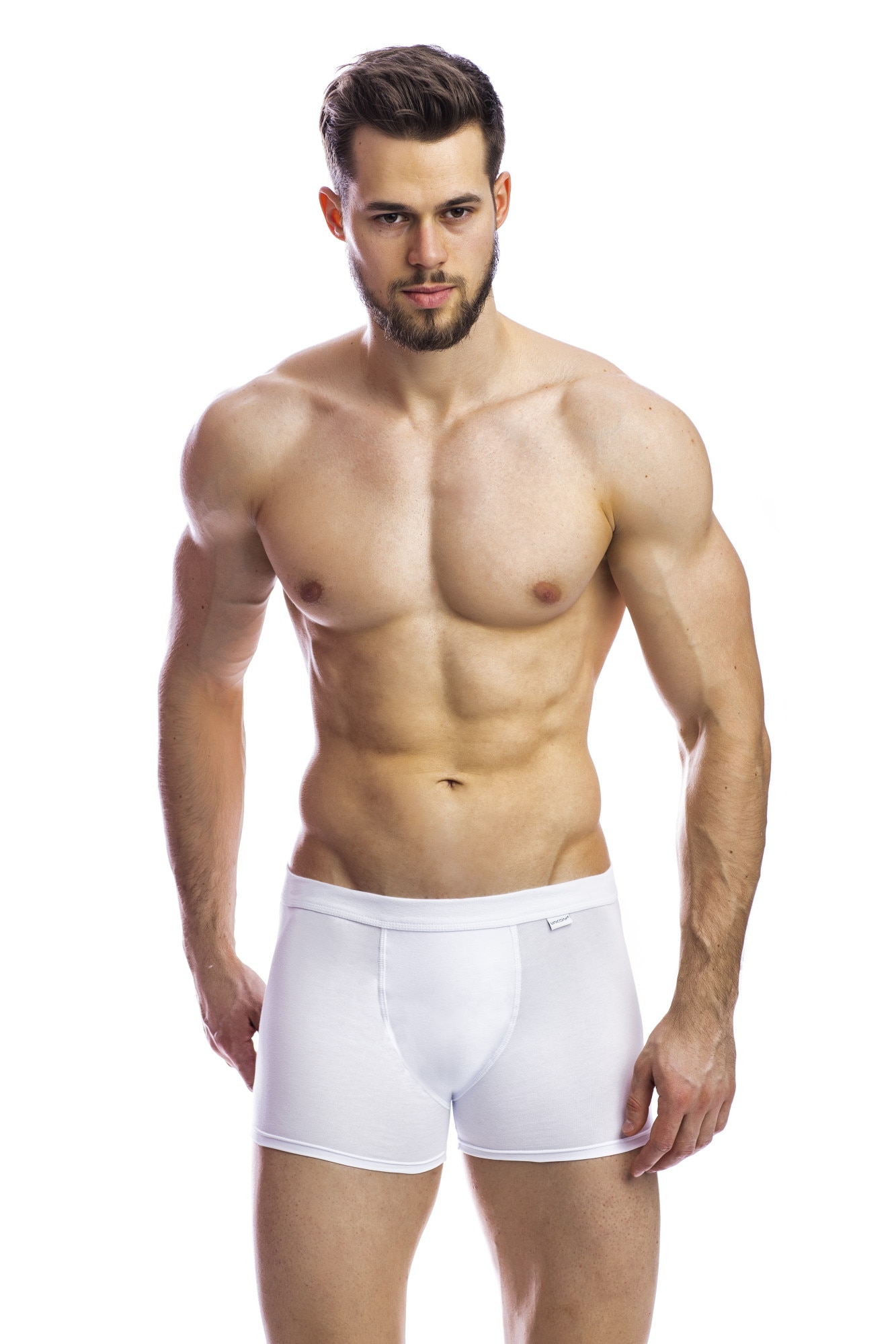 Boxeri pentru barbati, Uniconf BB87, Alb