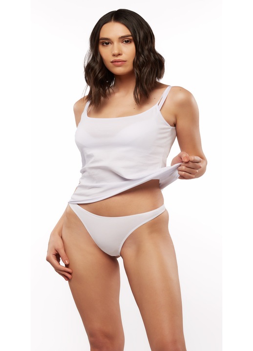 Tanga pentru femei TF24, alb, Uniconf, L