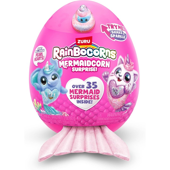 Rainbocorns Mermaidcorn Surprise Plus, Plus Unicorn Urs - eMAG.bg