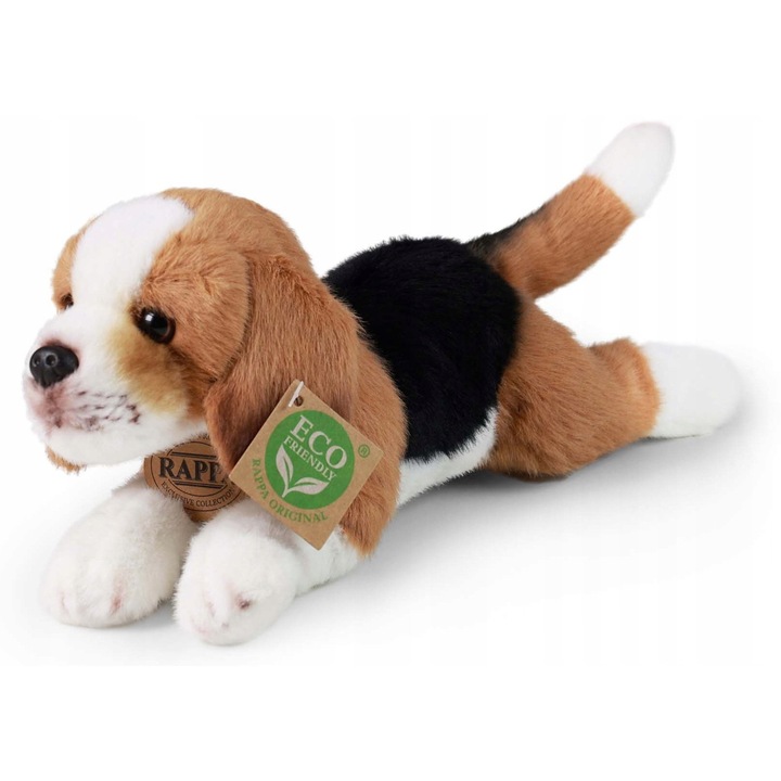 Плюшено куче бигъл Rappa, 20 см, екологично чисто, за деца