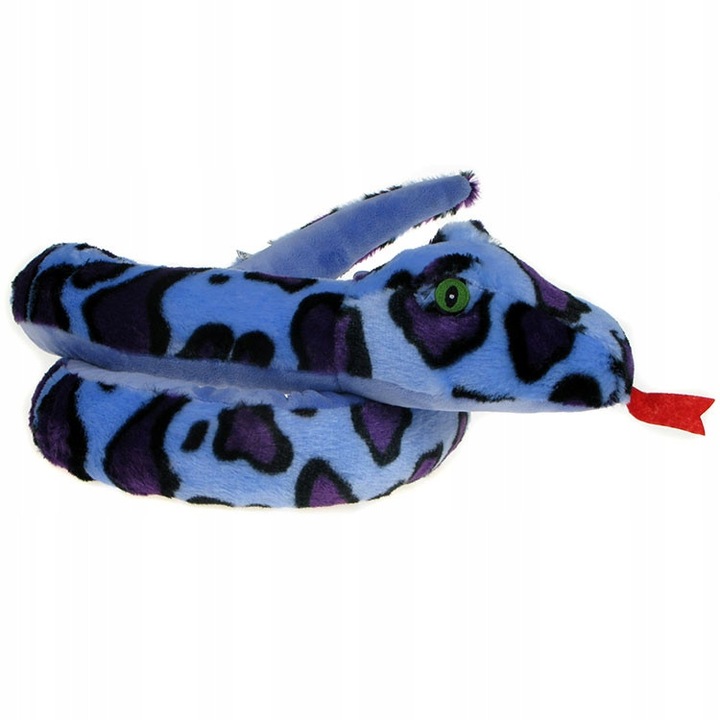 Jucarie de plus Sarpe Albastru-Violet 145cm