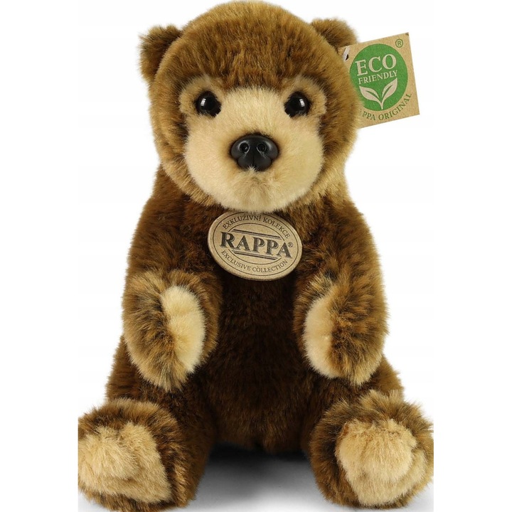 Реалистично плюшено мече, 19 см, екологично, за деца