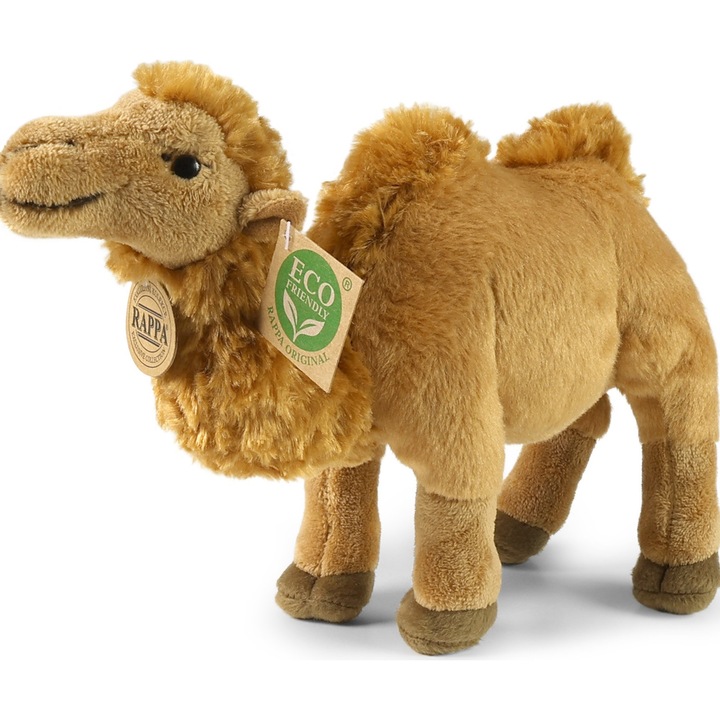 Plus de plus Rappa, camila cu doua cocoase, bej, 24cm, umplutura Eco Friendly